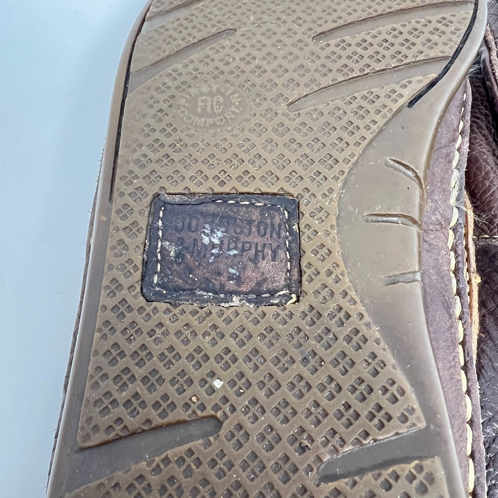 Johnston Murphy Men's Slip-On Leather Brown Tri Tone Loafers Size 9-1/2 #208519 - Picture 7 of 10